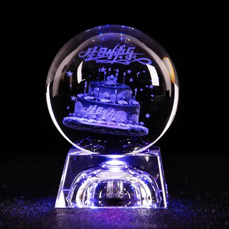 Crystal Basketball Football Sun Galaxy Home Crafts - Bellarte Enchanté Crystal Basketball Football Sun Galaxy Home Crafts